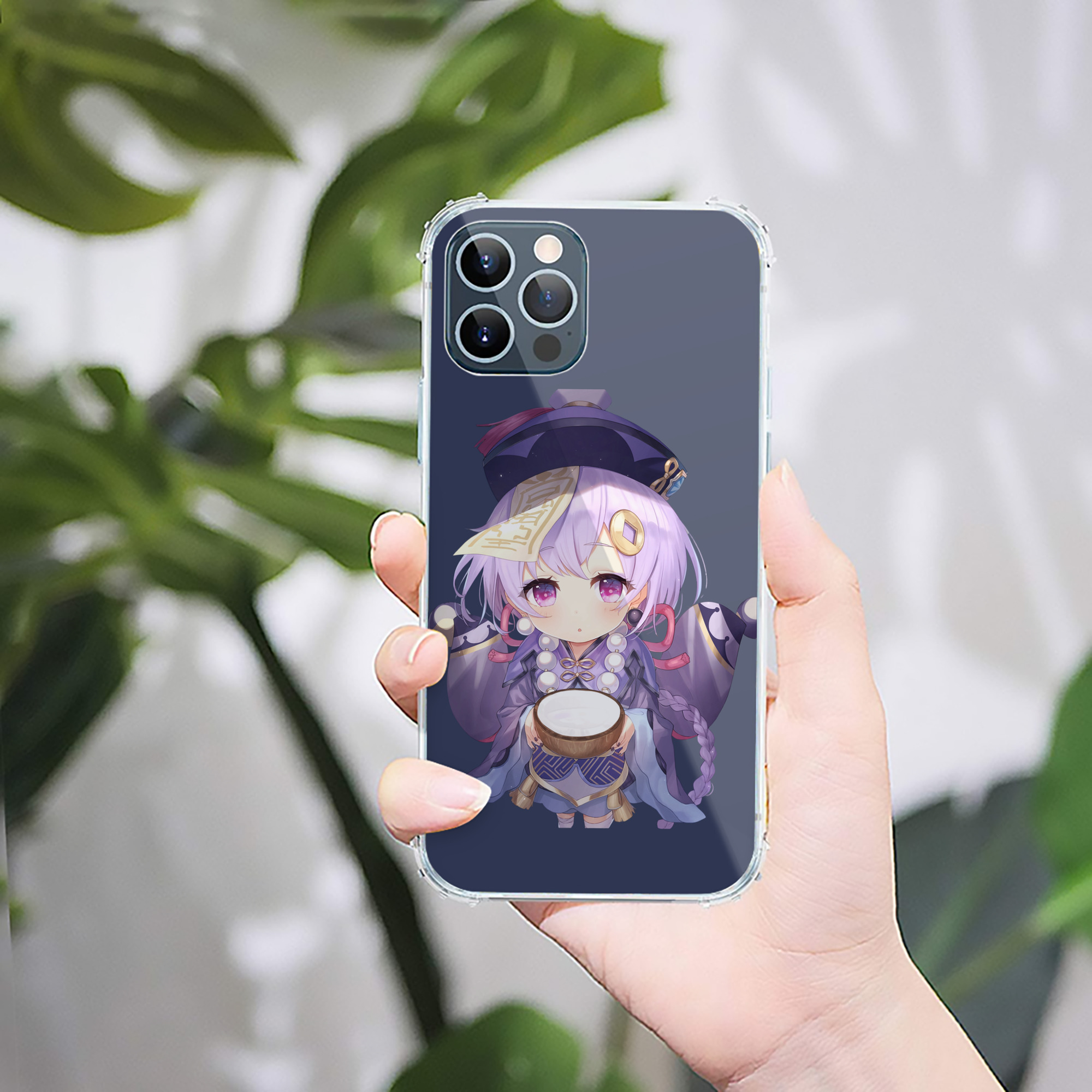げんし神 七七 なな  genshin Nana 【iPhone 12シリーズ対応】透明スマホケース（クリアソフトケース）
